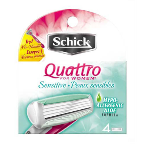 Schick Quattro Sensitive Cartridges for Women 4 Cartridges Only $4.29 at Target