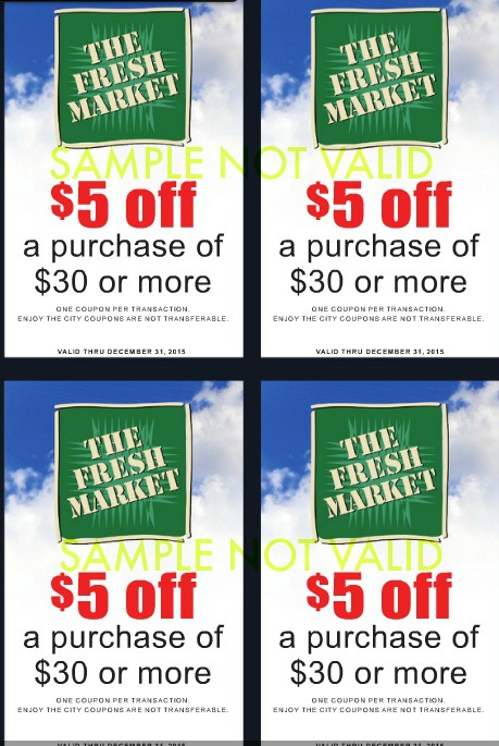 *DEAL OVER* Enjoy the City books for $.68! Get your $5/$30 Fresh Market Coupons!