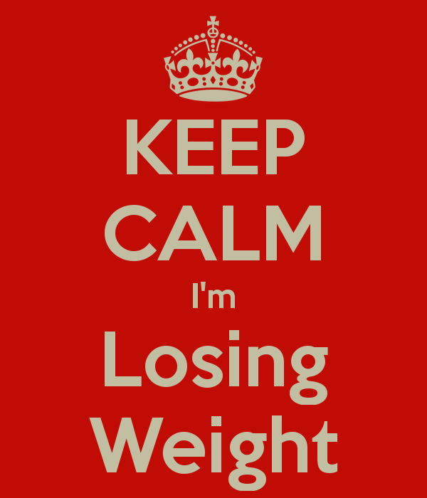 keep calm Im losing weight