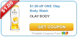 New Printable Coupon: $1.00 off ONE Olay Body Wash