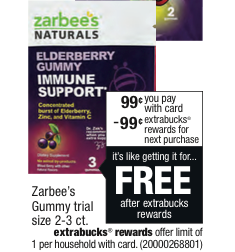 FREE Zarbee’s Gummy Trial Size at CVS