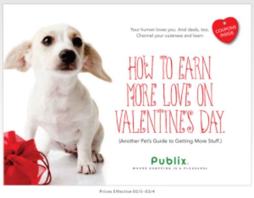 New Publix Coupon Booklet + Printables: How To Earn More Love On Valentine’s Day Pet Booklet