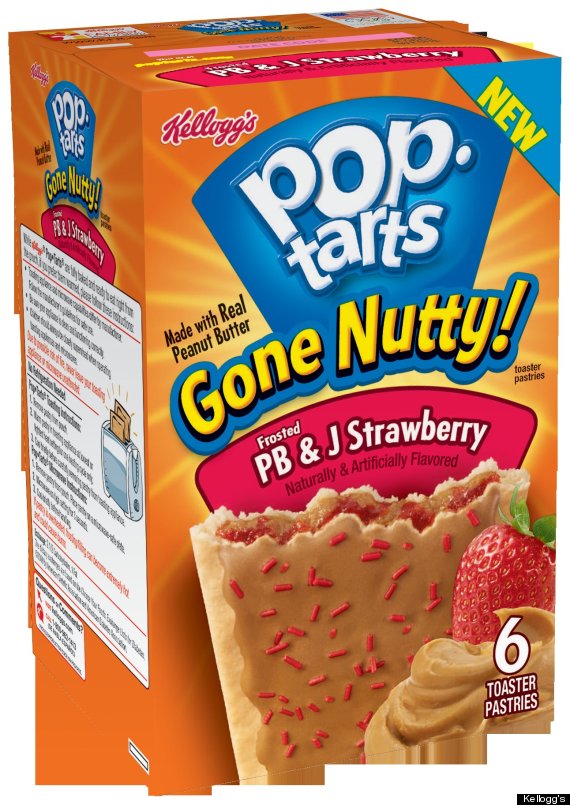 Kellogg’s Pop Tarts Gone Nutty PB&J Strawberry Toaster Pastries Only $1.27 at Publix