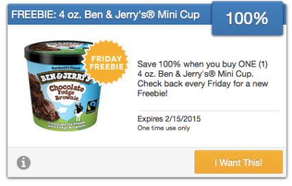 FREE Ben & Jerry’s Mini Cup