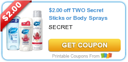 New Printable Coupons: Secret, Glade, Swiffer, Pampers, Huggies, and MORE!!