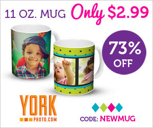11 Ounce Custom Coffee Mug Only $2.99 – 73% Savings