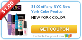 New Printable Coupons: $1.00 off any NYC New York Color Product