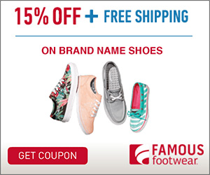 15% Off + Free Shipping at Famous Footwear (Online OR In Store!)