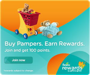 Pampers Rewards Program + 100 Free Points