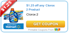 Hot New Printable Coupon: $1.25 off any Clorox 2 Product