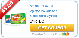 Hot New Printable Coupons: Zyrtec, Schick, Horizon, Always, Old El Paso, and MORE!!