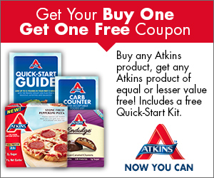 HOT Atkins BOGO Coupon + FREE Atkins Quick-Start Kit