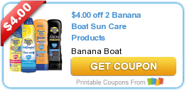 HOT New Printable Coupons: Banana Boat, Crest, Gerber, Angel Soft, and MORE!