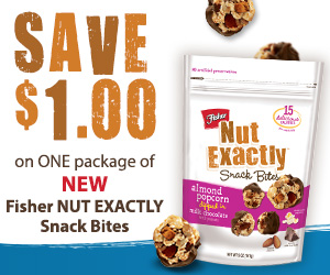 HOT Printable Coupon: $1.00 OFF Fisher® NUT EXACTLY item