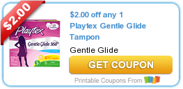HOT New Printable Coupon: $2.00 off any 1 Playtex Gentle Glide Tampon