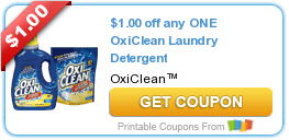 Hot New Printable Coupons: Oxi Clean, Schick, Tide, Gerber, and MORE!!