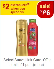 Suave Hair Care Only $.50 at CVS Starting 8/23