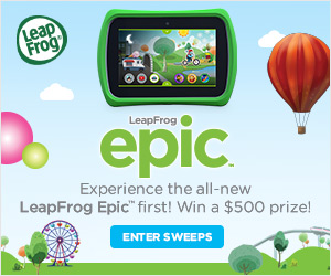LeapFrog Epic $500 Prize Pack Sweepstakes