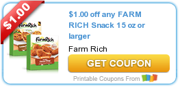 HOT New Printable Coupon: $1.00 off any FARM RICH Snack 15 oz or larger
