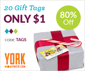 20 Custom Gift Tags for Only $1 from York Photo