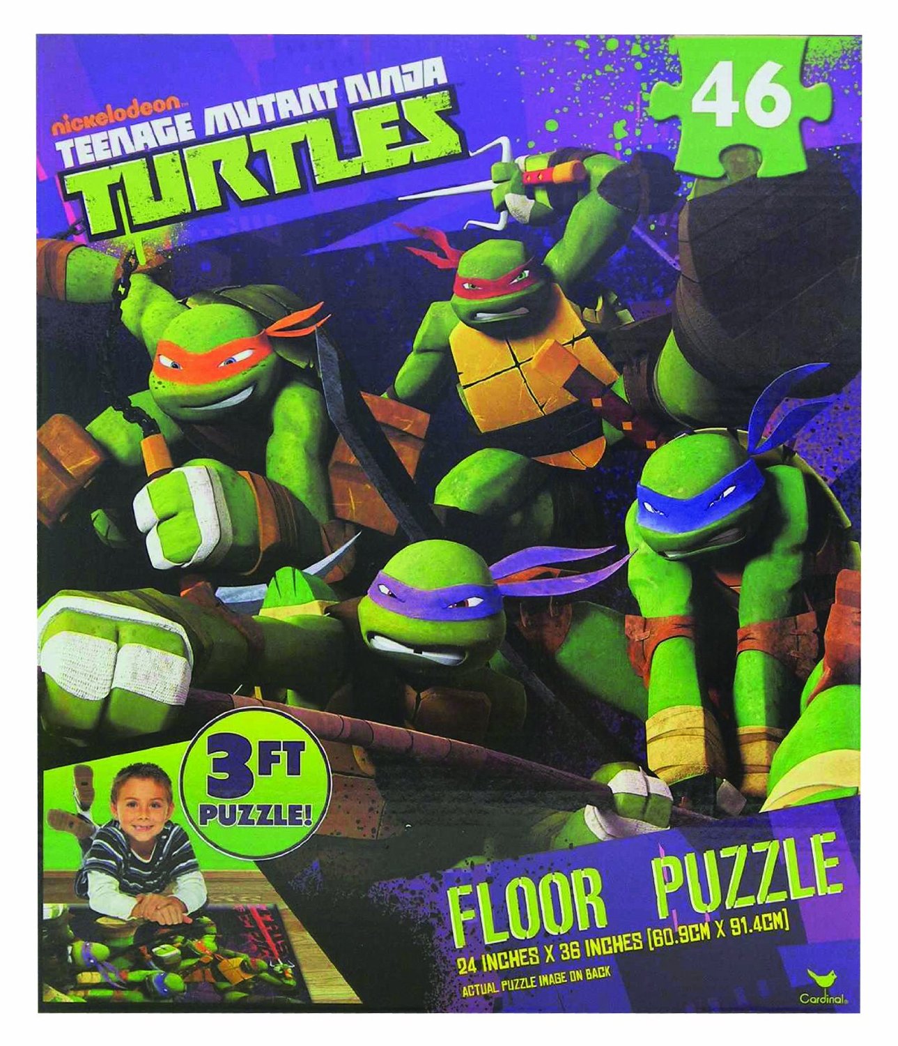 Teenage Mutant Ninja Turtles, 3 Foot Floor Puzzle Only $8.50 – Reg $12.99