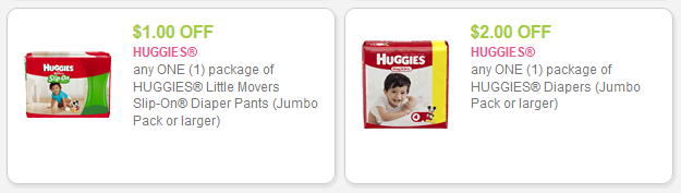 HOT Printable Coupons: $2 off Huggies Diapers & $1 off Huggies Little Movers Slip-On