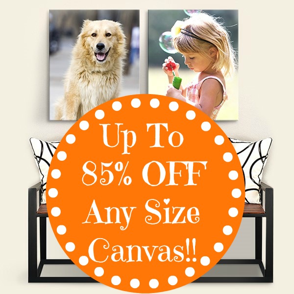 Up To 85% Off Any Size Canvas at Canvas People – HUGE SAVINGS!!