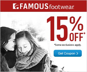 15% Off Your Purchase Famous Footwear