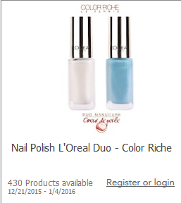 Get PAID to test L’Oreal Color Riche Nail Polish Duo