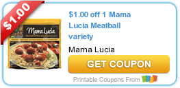 HOT Printable Coupon: $1.00 off 1 Mama Lucia Meatball variety
