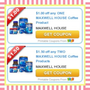 maxwell house printable coupons MCE