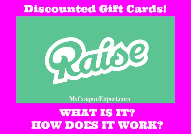Discounted Gift Cards through Raise!  Buy or Sell Safely!