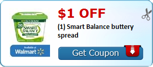 HOT Printable Coupon: $1.00 off (1) Smart Balance buttery spread