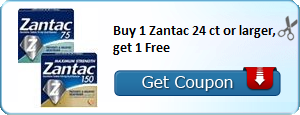 HOT Printable Coupon: Buy 1 Zantac 24 ct or larger, get 1 Free