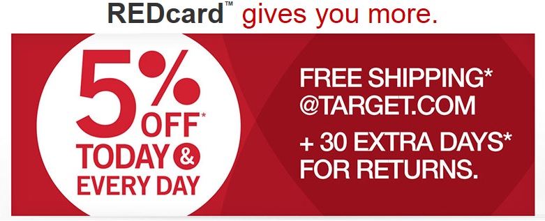 Get the Target Red Card FREE, no credit check for debit!