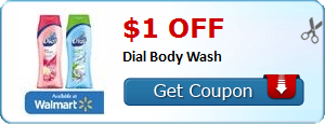 HOT Printable Coupon: $1.00 off Dial Body Wash