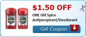HOT Printable Coupon: $1.50 off ONE Old Spice Antiperspirant/Deodorant