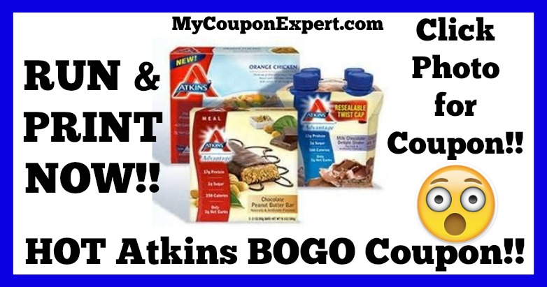 HOT Atkins BOGO Coupon + FREE Atkins Quick-Start Kit