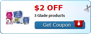 HOT Printable Coupon: $2.00 off 3 Glade products