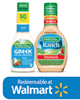 New Coupon!   $0.75 off ANY ONE HIDDEN VALLEY Bottle dressing
