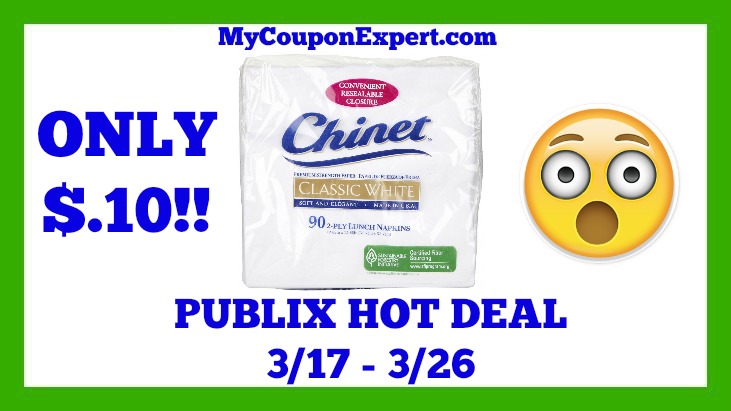 Publix Hot Deal Alert! Chinet Products Only $.10 Until 3/26