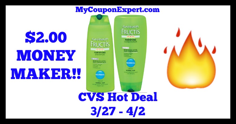 Check it out! MONEY MAKER on Garnier Products at CVS Until 4/2