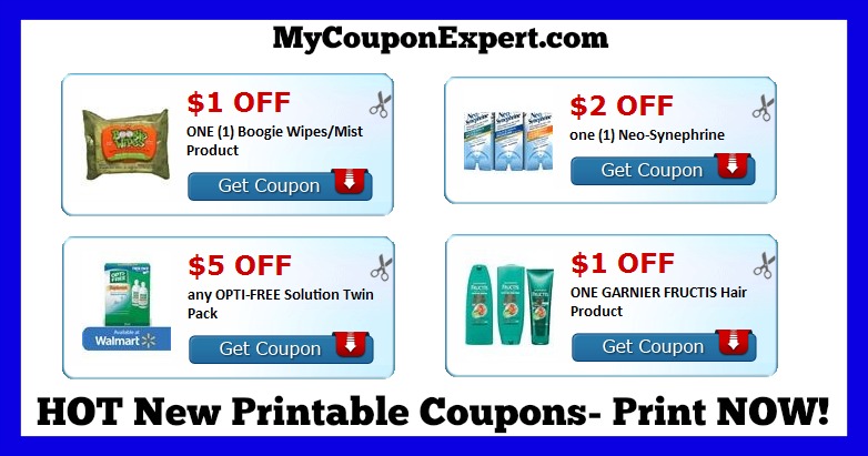 Check These Out!! HOT New Printable Coupons: Boogie Wipes, Garnier, Playtex, Silk, Hormel, Renuzit, and MORE!