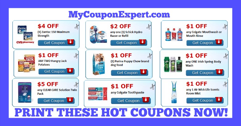 Print These ASAP!! HOT New Printable Coupons: Purina, Schick, Colgate, Horizon, Hungry Jack, and MORE!