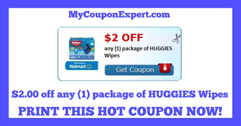 Check it out! HOT NEW Printable Coupon: $2.00 off any (1) package of HUGGIES Wipes