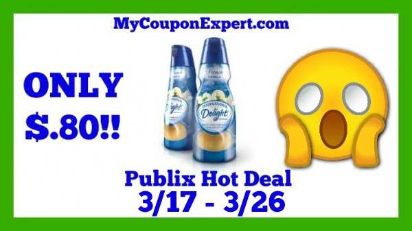 Publix Hot Deal Alert! International Delight Coffee Creamer Only $.80 Until 3/26