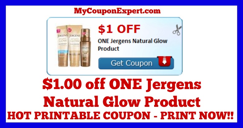 Check This Coupon Out! $1.00 off ONE Jergens Natural Glow Product