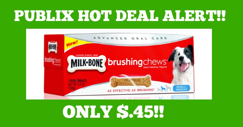 Publix Hot Deal Alert! Milk-Bone Dog Treats Only $.45 Until 3/9