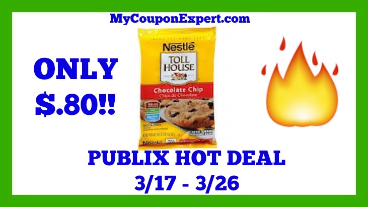 Publix Hot Deal Alert! Nestle Toll House Cookie Dough Only $.80 Until 3/26