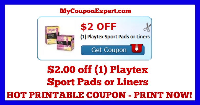 Check This Coupon Out! HOT Printable Coupon: $2.00 off (1) Playtex Sport Pads or Liners